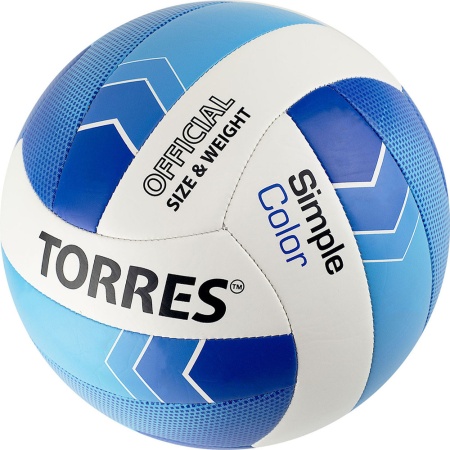 Купить Мяч волейбольный Torres Simple Color любительский р.5 в Тогучине 